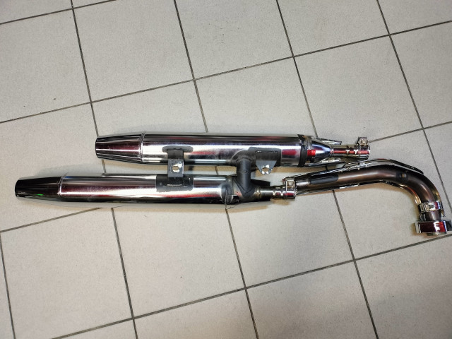 Auspuff Doppeltopf original XV – Ersatzteil Bild 2